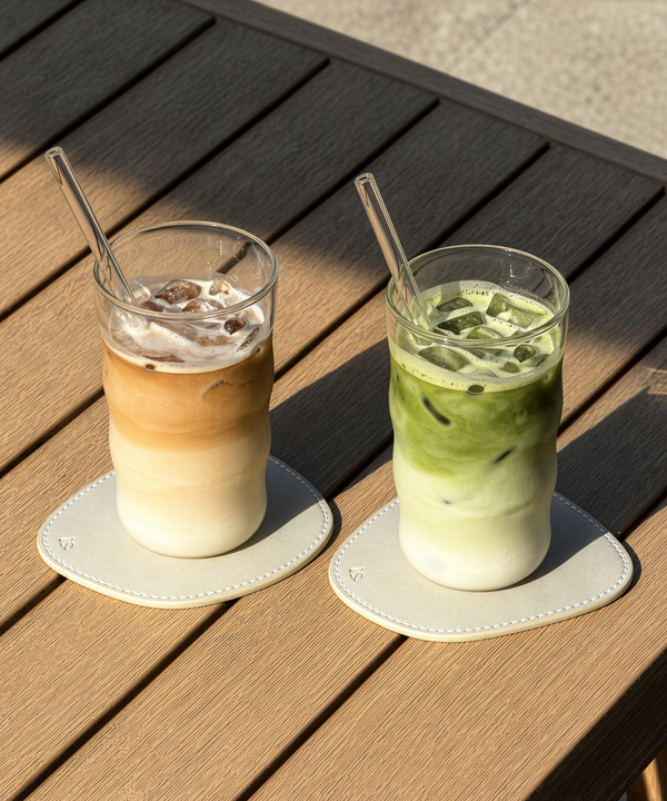 Large Drinking Glass in a Wave Design | Capri