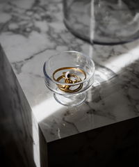 Dessert Schale aus Glas | Drapé