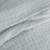 Light blue muslin single bed linen | Haven