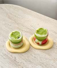 Silikon Untersetzer im organischen Design Butter Lemon | Elou