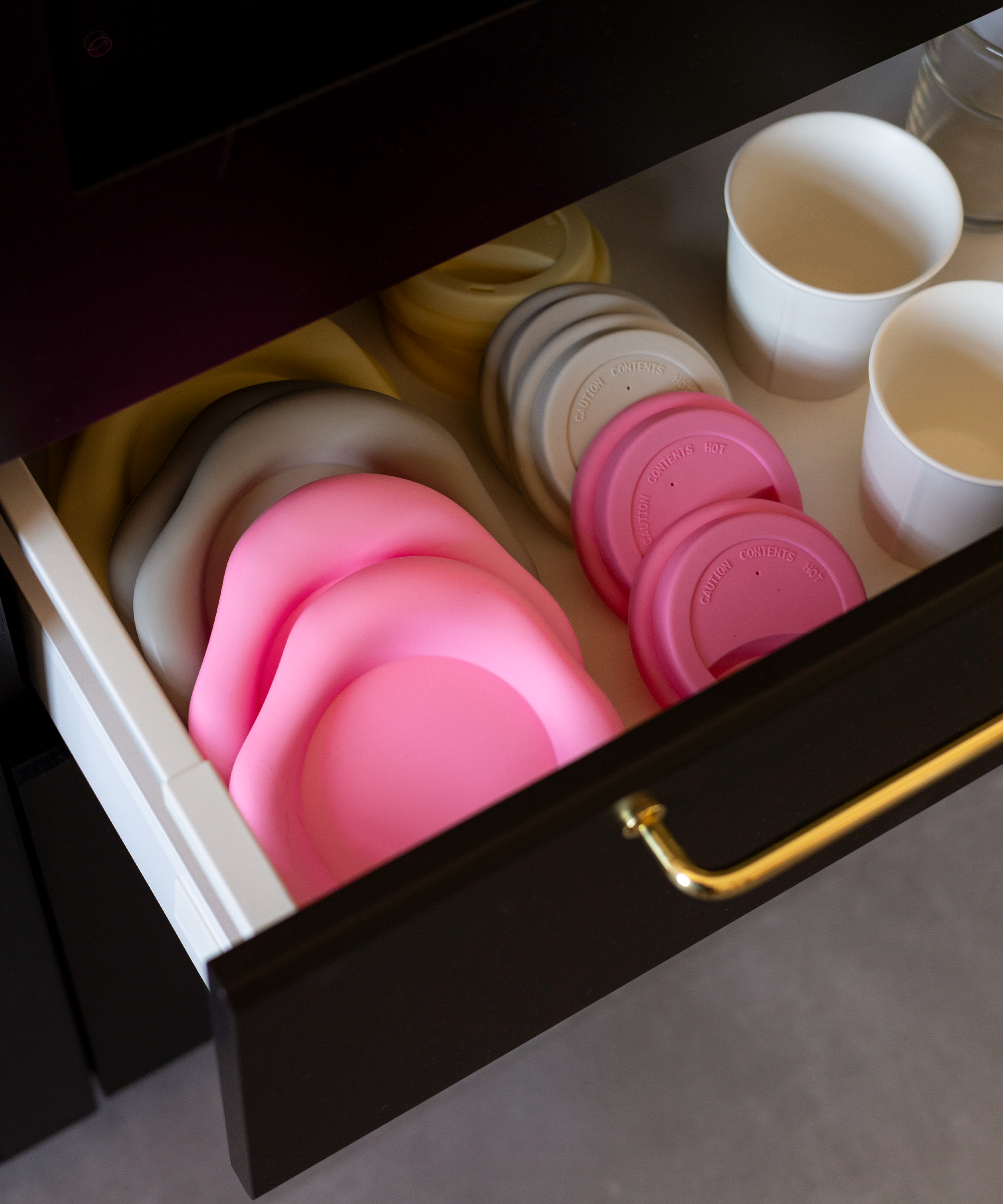 Silikon Untersetzer im organischen Design Pink | Elou