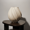 Set of Large and Small Ceramic Vase in Beige | Flora