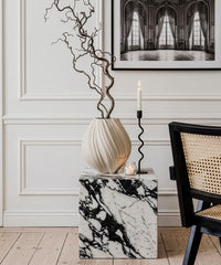 Large ceramic vase in beige | Flora