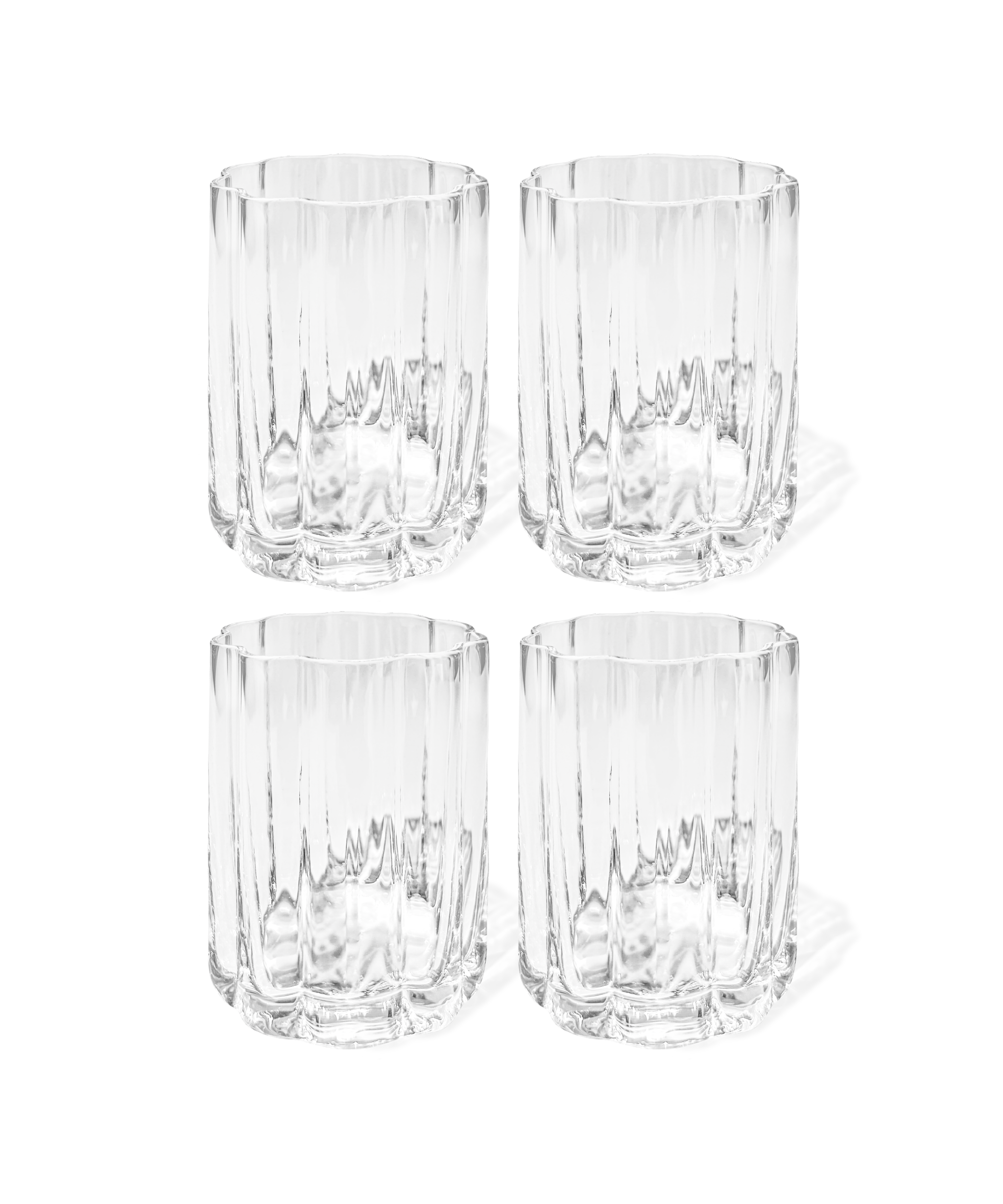 Large glass in flower design (300ml) | Florence