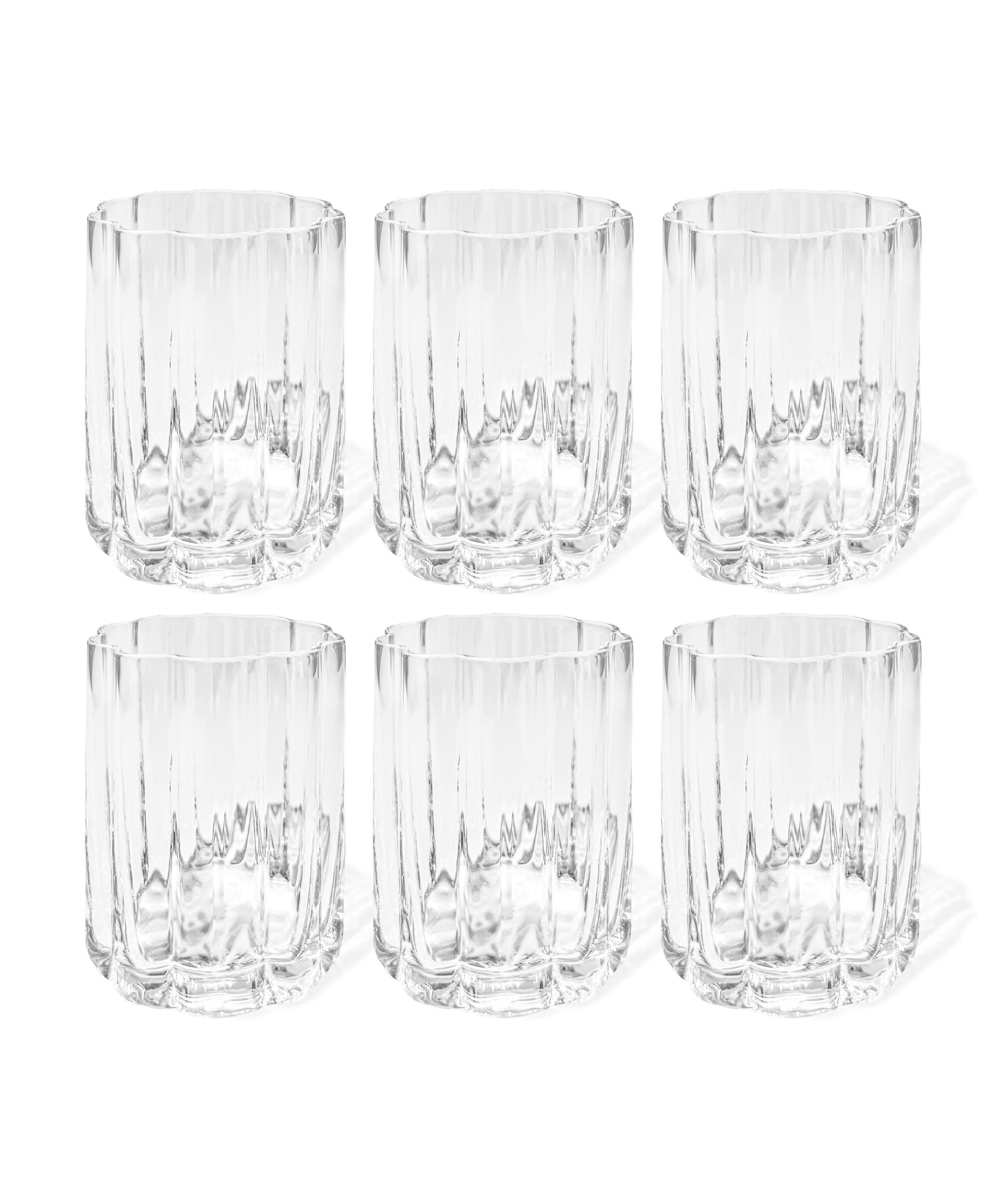 Large glass in flower design (300ml) | Florence