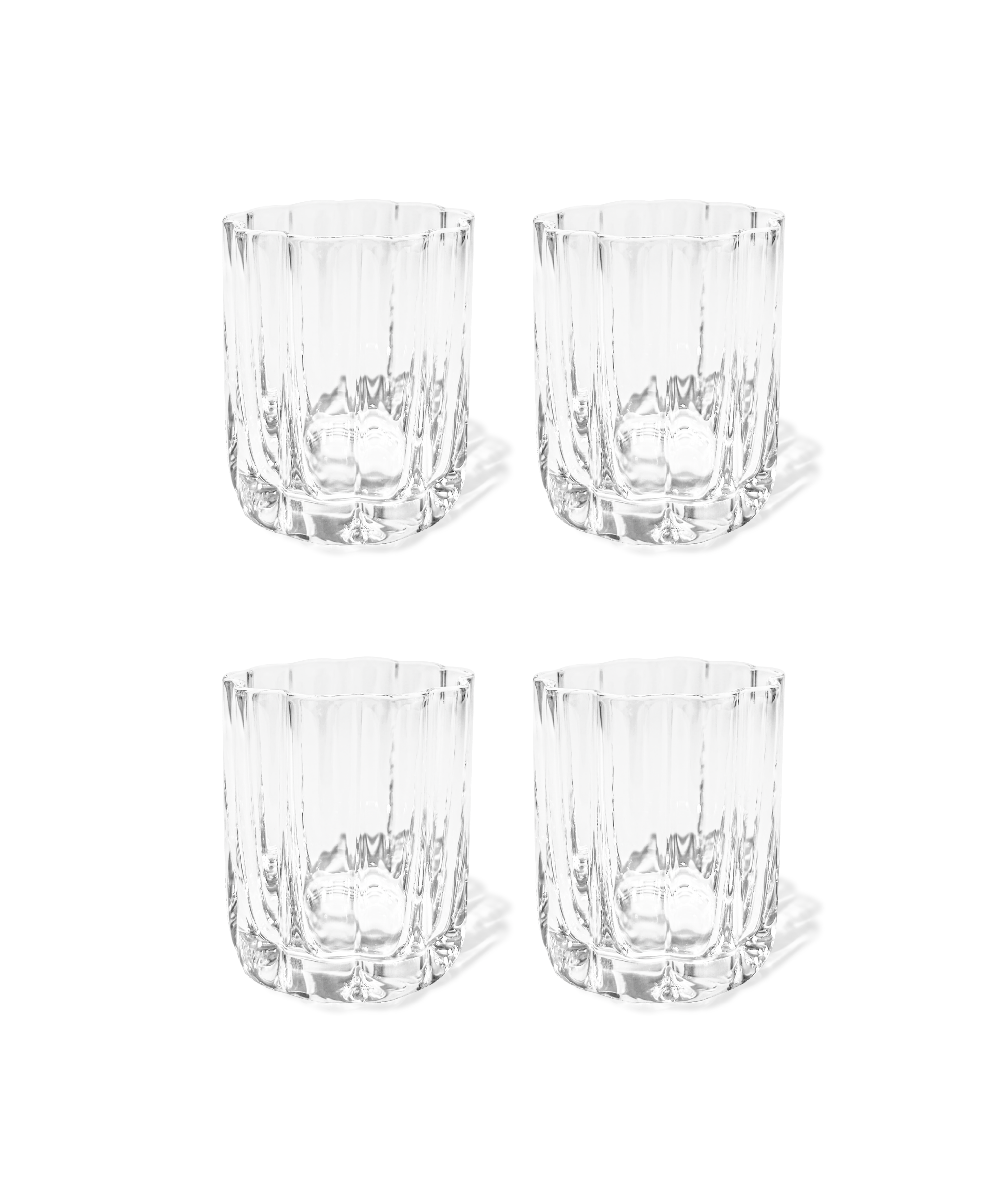 Small glass in flower design (220ml) | Florence