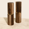 Salt and pepper mill with grooved design | Marlo