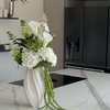 Green Silence Bouquet of 9 in White & Green | Bloom