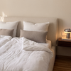 Muslin Pillowcase 40×80cm in Taupe | Haven