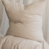 Beige muslin single bed linen | Haven
