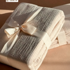 Haven Double Bed Set Beige | 1× Muslin Double Bed Linen + 2× Pillowcase 40×80