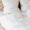 White muslin single bed linen | Haven