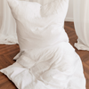 White muslin single bed linen | Haven