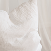 White muslin single bed linen | Haven