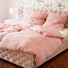 Pink Muslin Single Duvet Cover | Haven