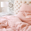 Pink Muslin Single Duvet Cover | Haven