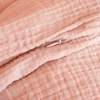 Pink Muslin Single Duvet Cover | Haven