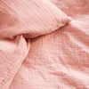 Pink Muslin Single Duvet Cover | Haven