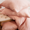 Pink Muslin Single Duvet Cover | Haven
