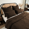 Muslin Pillowcase 40×80cm in Dark Brown | Haven