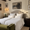 White muslin single bed linen | Haven