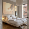 White muslin single bed linen | Haven