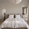 White muslin single bed linen | Haven