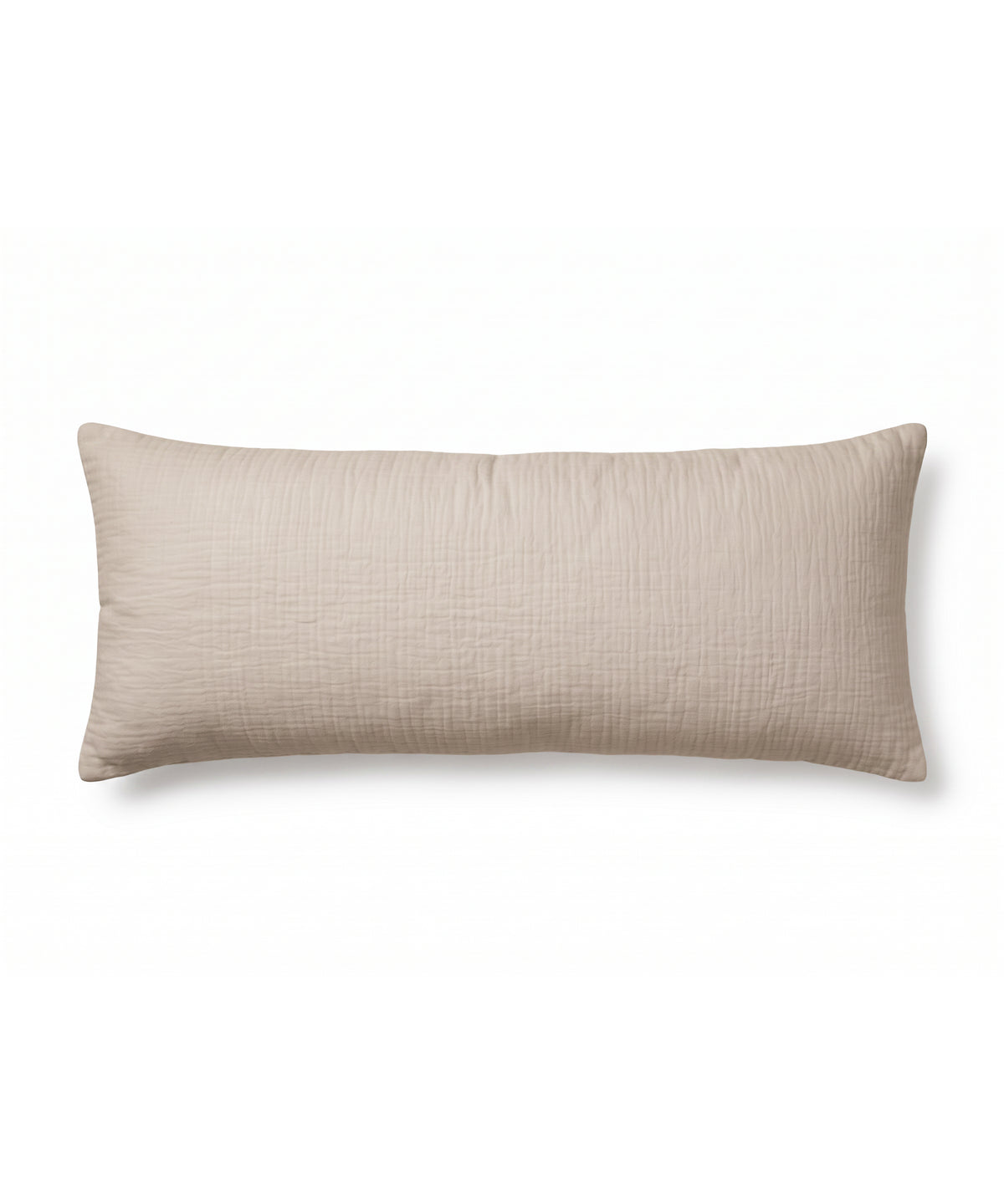 Musselin Kissenbezug 40×80cm in Beige – haven collection von 7 O'CLOCK