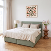 Muslin Pillowcase 40×80cm in Beige | Haven