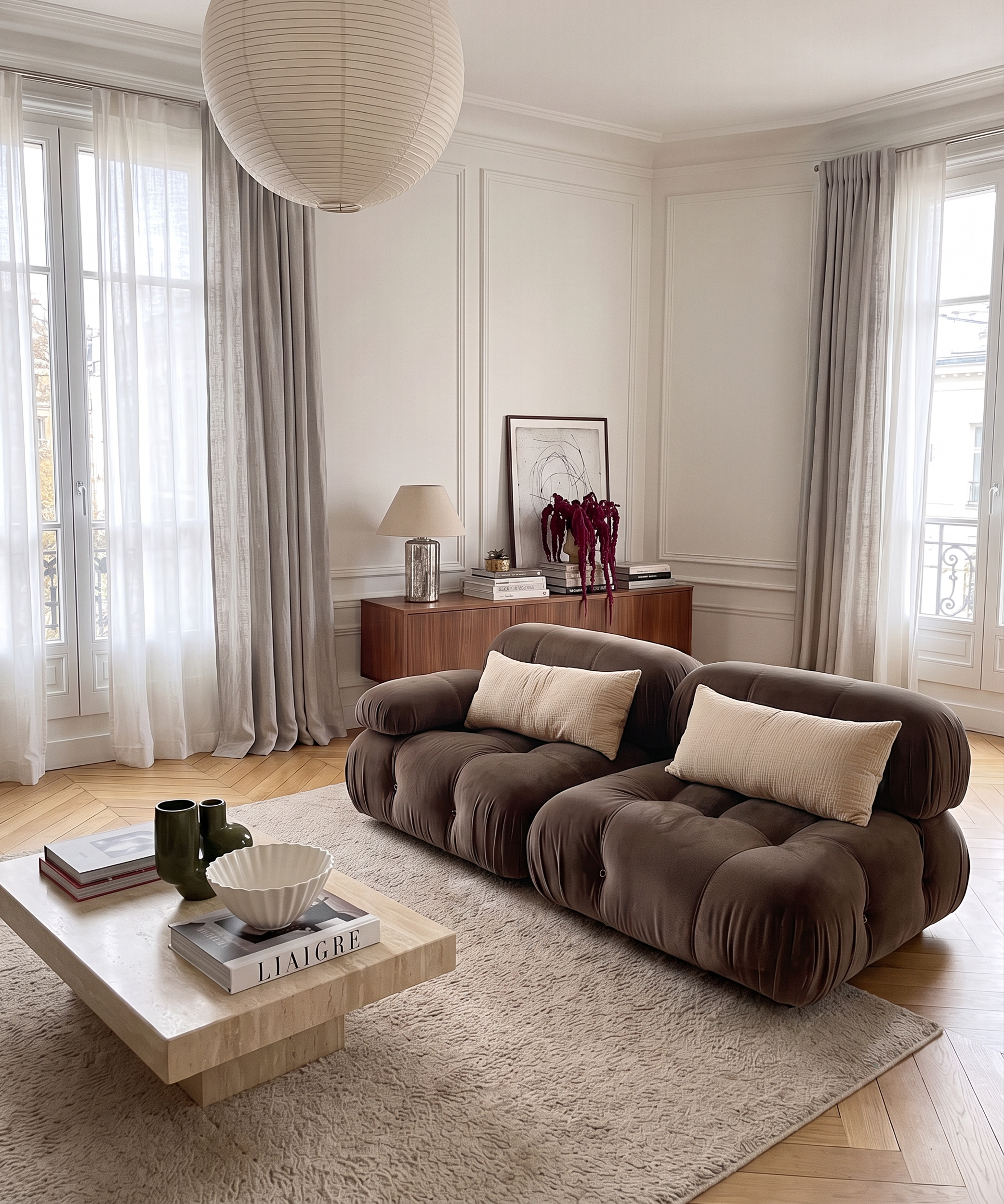 Musselin Kissenbezug 40×80cm in Beige | Haven