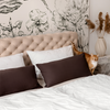 Muslin Pillowcase 40×80cm in Dark Brown | Haven