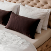 Muslin Pillowcase 40×80cm in Dark Brown | Haven