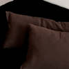 Muslin Pillowcase 40×80cm in Dark Brown | Haven