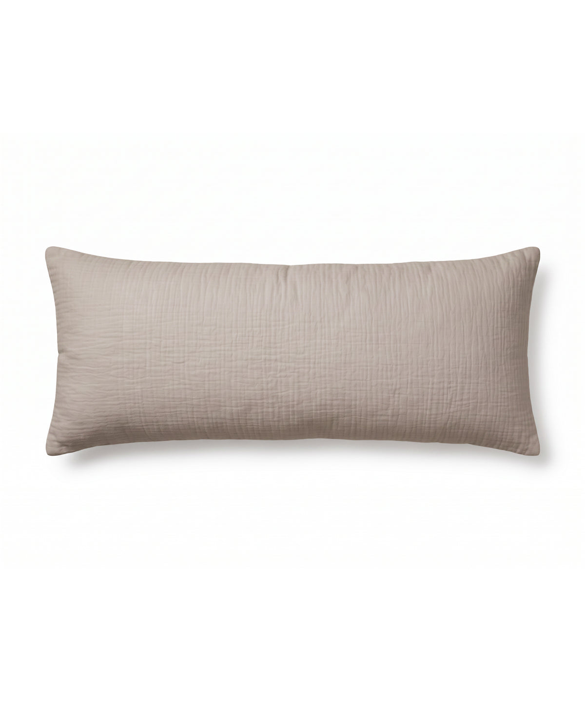 Musselin Kissenbezug 40×80cm in Taupe – haven collection von 7 O'CLOCK