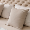 Muslin Pillowcase 50×50cm in Beige | Haven