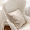 Muslin Pillowcase 50×50cm in Beige | Haven