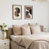 Muslin Pillowcase 50×50cm in Beige | Haven