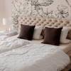 Muslin Pillowcase 50×50cm in Dark Brown | Haven