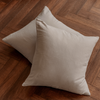 Muslin Pillowcase 50×50cm in Taupe | Haven