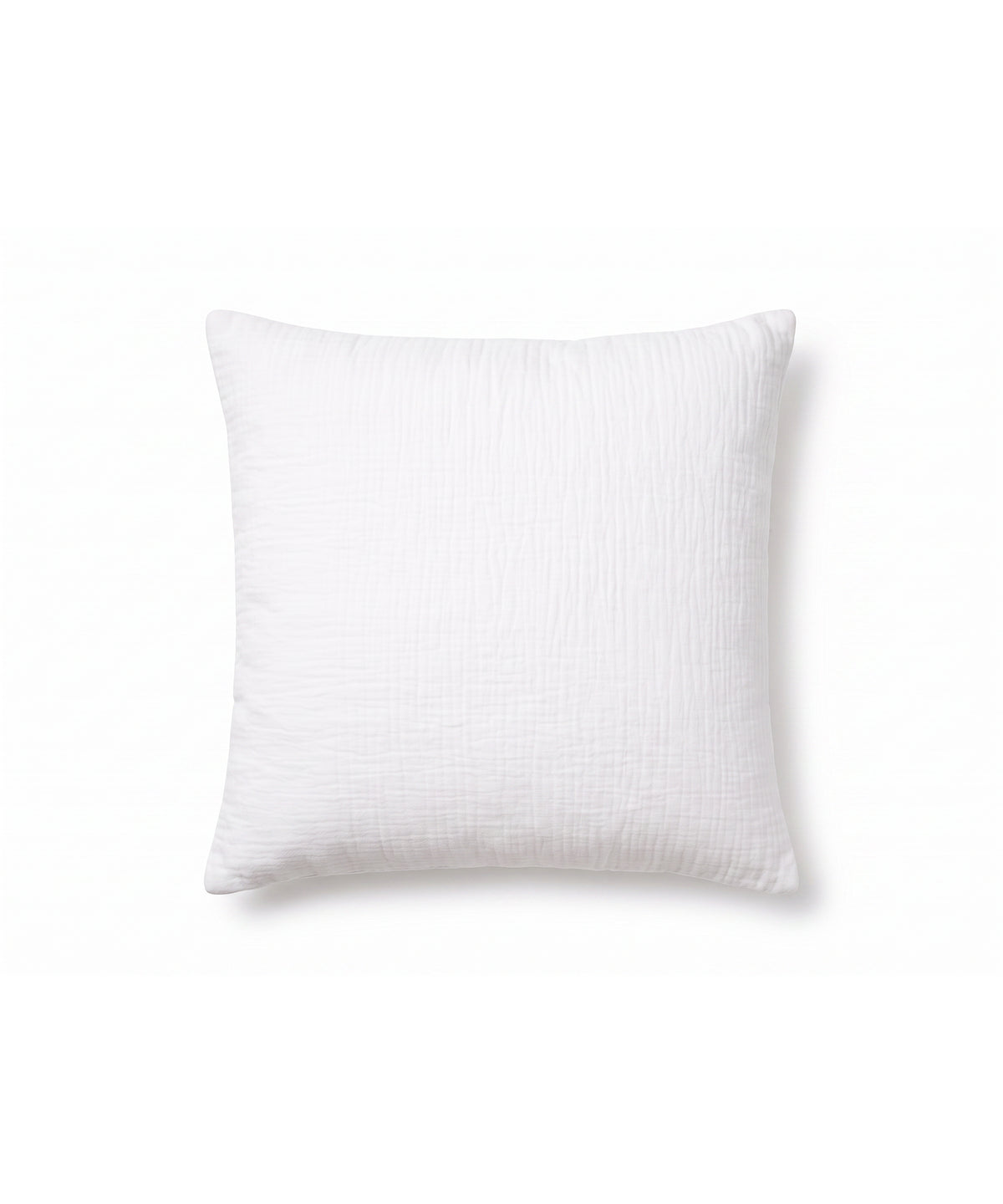Musselin Kissenbezug 50×50cm in Weiß – haven collection von 7 O'CLOCK