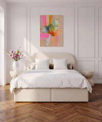 Musselin Kissenbezug 50×50cm in Weiß | Haven