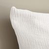 White muslin double bed linen | Haven