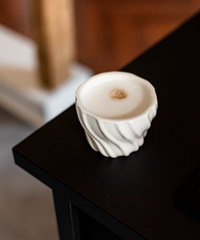Ceramic mug with wave structure | Kaia