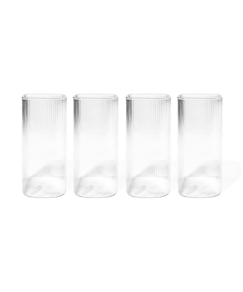Ribbed glass in a square design | Cuba