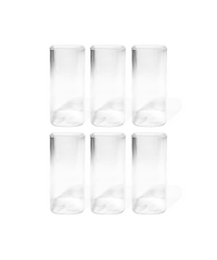 Geriffeltes Glas im eckigen Design | Kuba