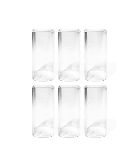 Ribbed glass in a square design | Cuba
