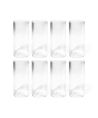 Geriffeltes Glas im eckigen Design | Kuba