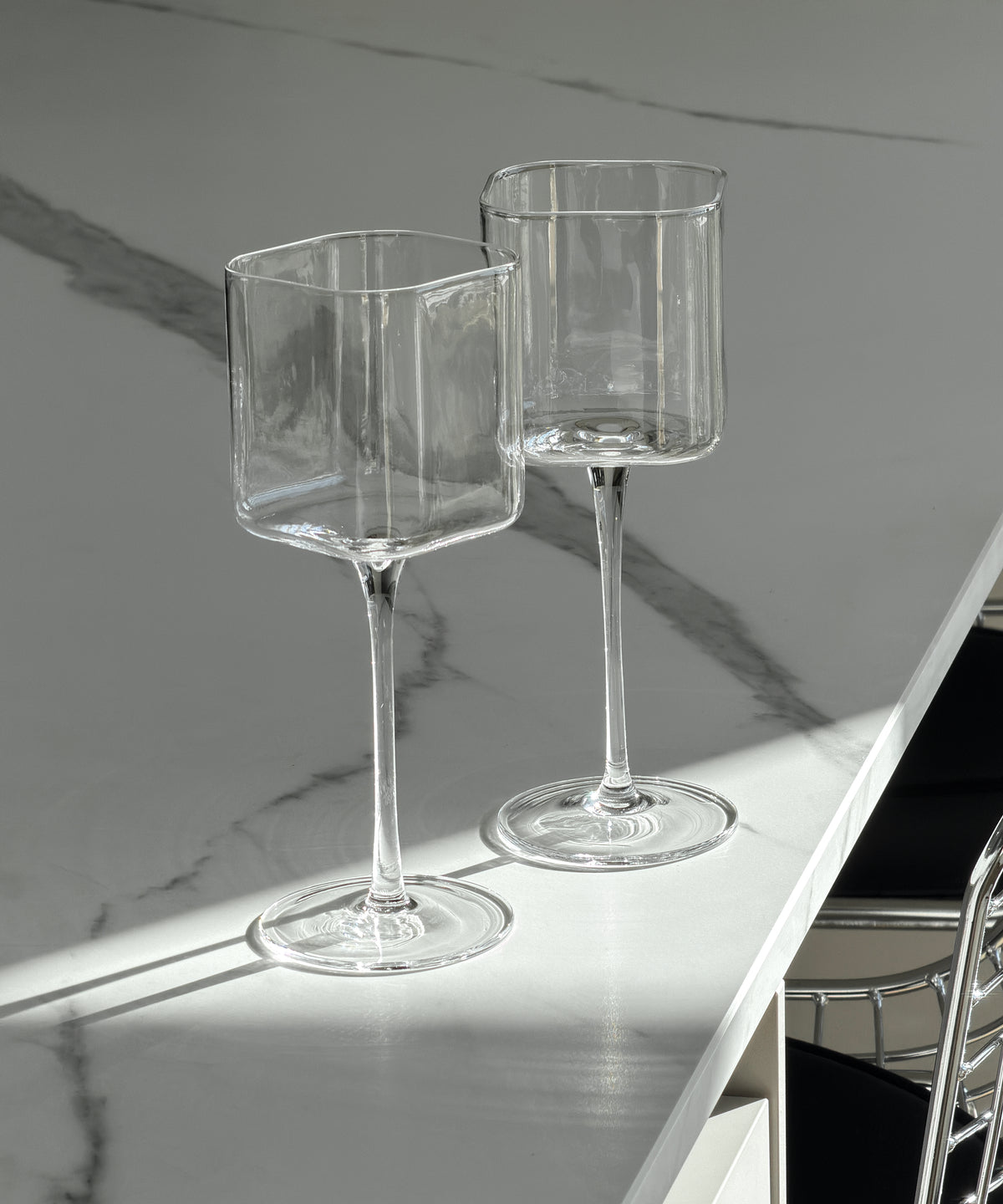 Wine Glass in Angular Design | Kuba