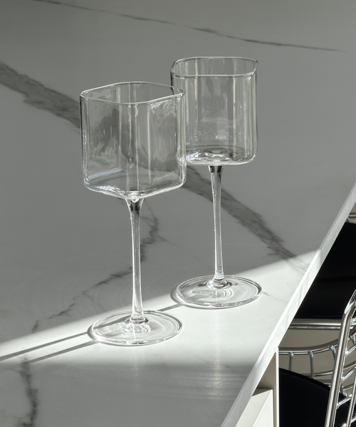 Wine Glass in Angular Design | Kuba