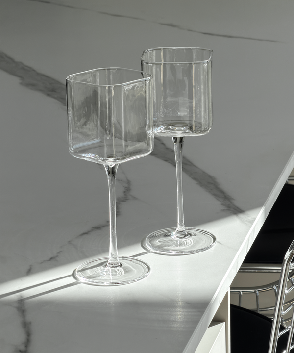 Wine Glass in Angular Design | Kuba